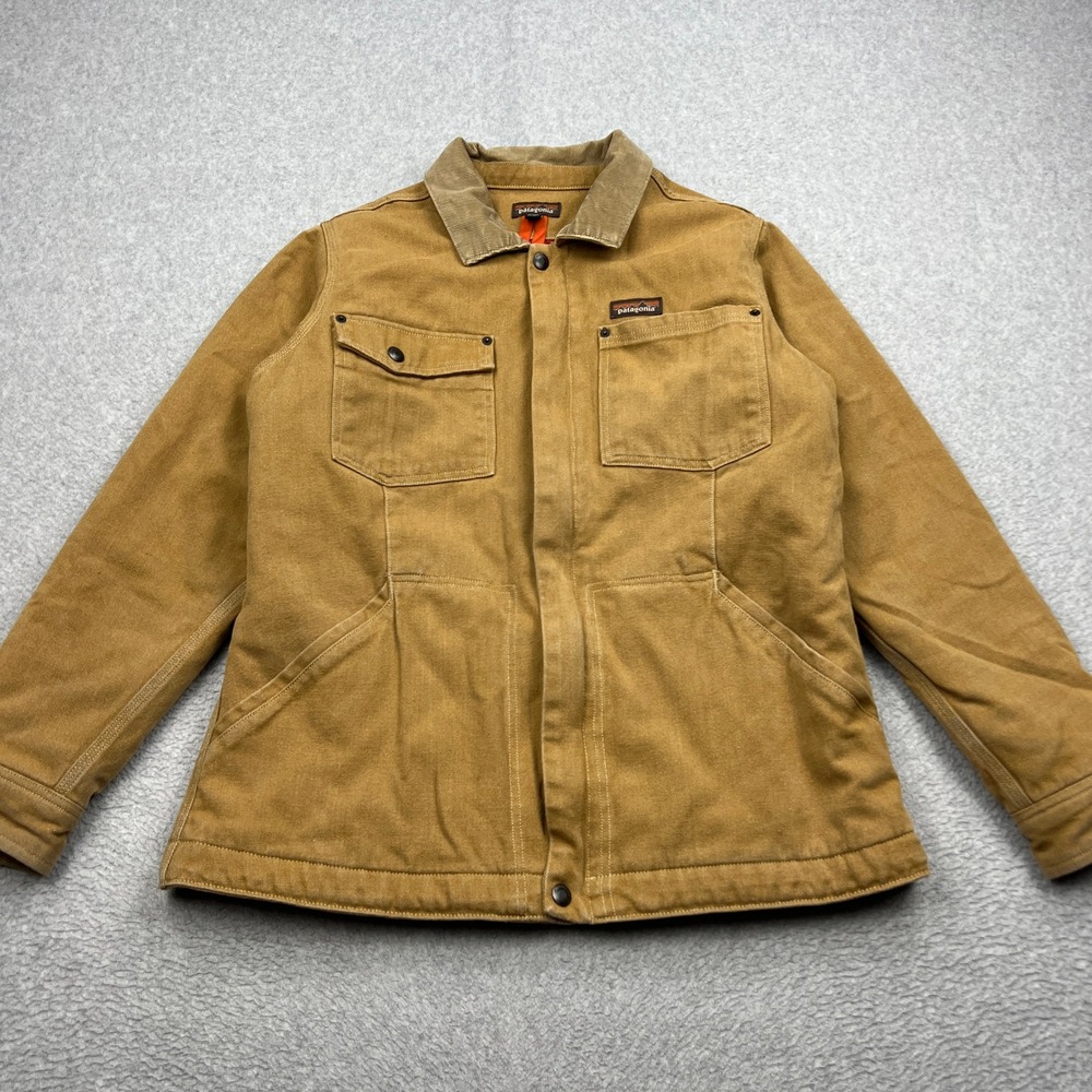 Patagonia Iron Forge Hemp Canvas Barn Coat Womens XL Brown Work Jacket 27800